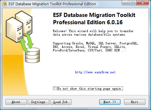 کار با بانک های اطلاعاتی توسط ESF Database Migration Toolkit Pro 7.3.27 کار با بانک های اطلاعاتی توسط ESF Database Migration Toolkit Pro 7.3.27