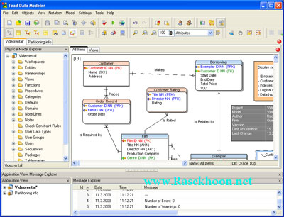 رسم UseCase وDFD ، ERD فیزیکی و منطقی Toad Data Modeler v6.5.5.6/v6.5.5.7 x64/x86 رسم UseCase وDFD ، ERD فیزیکی و منطقی Toad Data Modeler v6.5.5.6/v6.5.5.7 x64/x86