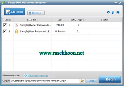 حذف پسورد فایلهای پی دی اف با Simpo PDF Password Remover 1.2.1 حذف پسورد فایلهای پی دی اف با Simpo PDF Password Remover 1.2.1