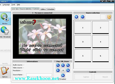 مدیریت حرفه ای وب کم توسط Webcam 7 PRO v0.9.9.20 مدیریت حرفه ای وب کم توسط Webcam 7 PRO v0.9.9.20