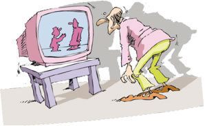 Turned – on TV Syndrome 