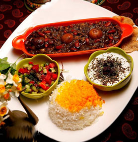 Meat and vegetable stew Recipe (Ghorme-Sabzi)