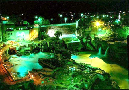 Shushtar historical waterfalls