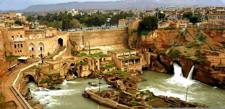 Shushtar historical waterfalls