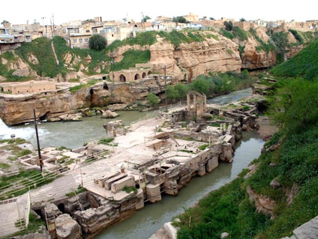 Shushtar historical waterfalls
