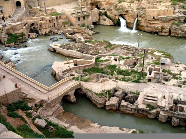 Shushtar historical waterfalls