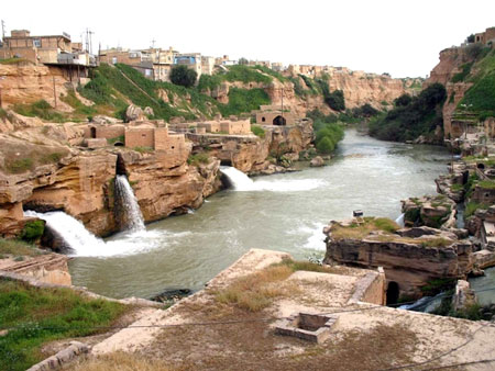 Shushtar historical waterfalls