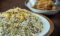 Black-Eyed Peas and Dill Rice from Shiraz