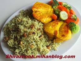 Black-Eyed Peas and Dill Rice from Shiraz