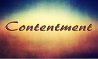 Contentment, the serenity motive in marital life