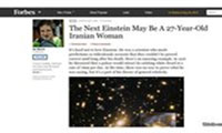 Forbes magazine claims: Next Einstein is a Woman