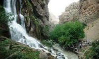  Ab Sefid waterfall, a beautiful place in Lorestan