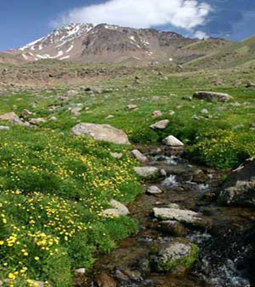  A village with the largest ski resort in Iran