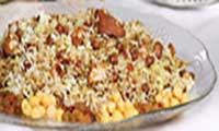   Chickpeas and Rice with Raisins 