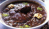   Fesenjan Stew with duck 