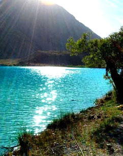  The most turqoise-colored lake in west