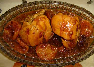   Plum and Chicken Stew