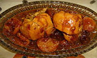   Plum and Chicken Stew