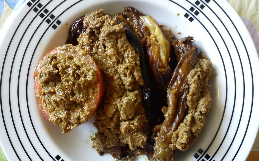  Stuffed Eggplants