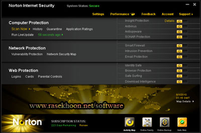 امنیت کامل با Norton Internet Security 2011 18.5.0.125 Final