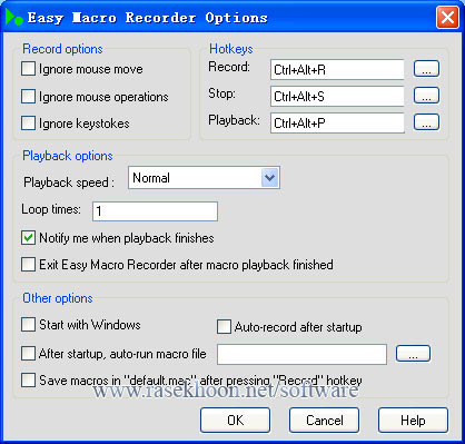 ضبط و اجرای ماکروها با Easy Macro Recorder 4.9 ضبط و اجرای ماکروها با Easy Macro Recorder 4.9