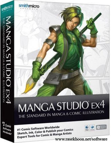 طراحی منگا با Manga Studio 5.0.0 Material