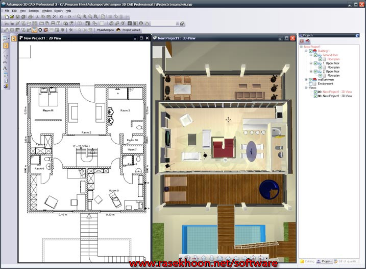 طراحی حرفه ای ساختمان با Ashampoo 3D CAD Professional 4.0 Final